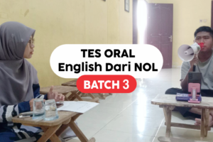 NILAI ORAL TES ENGLISH DARI NOL BATCH 3, 14 Juni 2024
