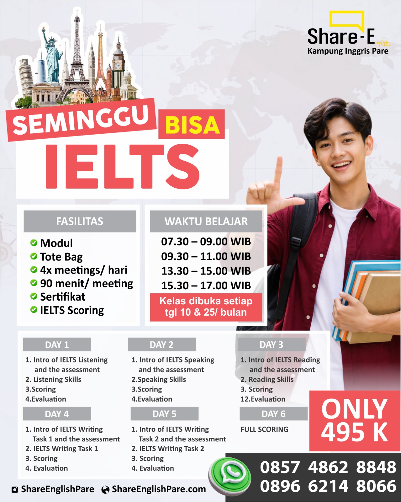 Kelas IELTS Share English Pare
