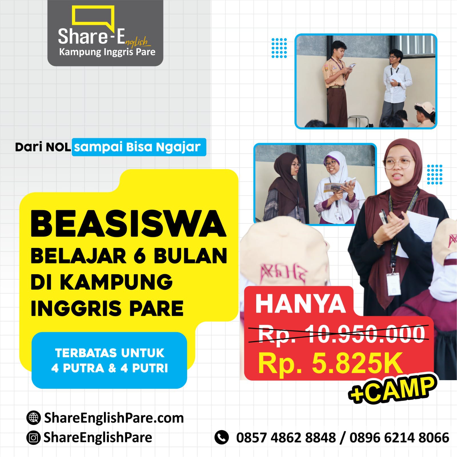 Kelas JET Share English Pare